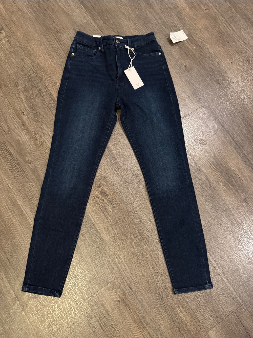 Good American Dark Indigo Skinny Jeans